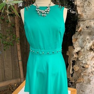 Studded rocker vintage dress